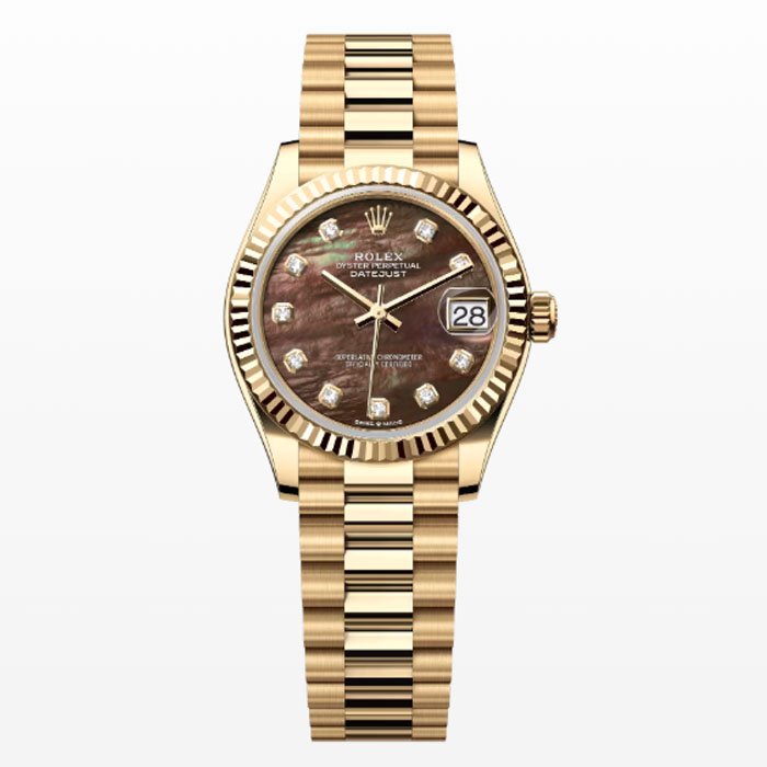Rolex Datejust 28 Oyster, 28 mm, yellow gold Reference Women Watch