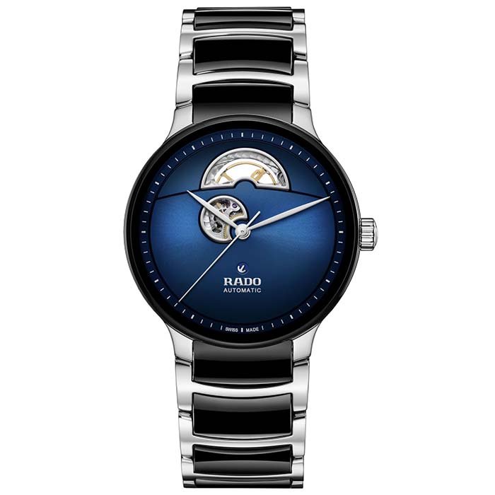 Rado Centrix Automatic Open Heart Blue Dial Men Watch