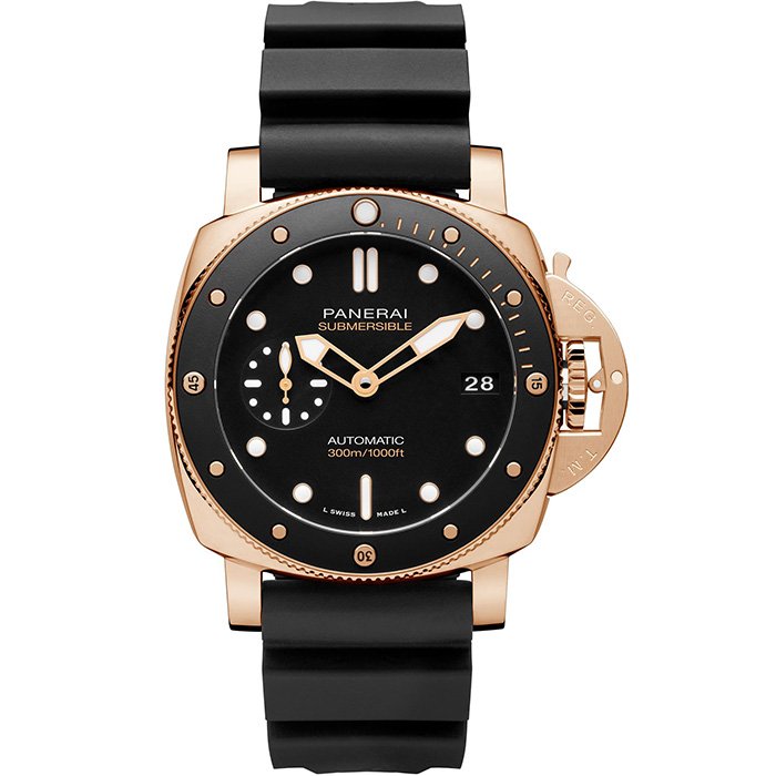 Panerai Submersible QuarantaQuattro Goldtech OroCarbo Men Watch